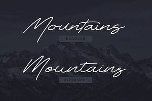 Spindrift Handwriting Script 4 Fonts