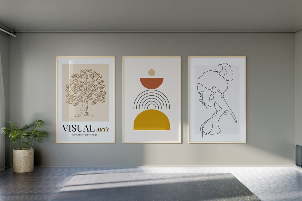 Frame Poster Mockup, an Advertising Mockup by Momogi (Photo 2 of 6)