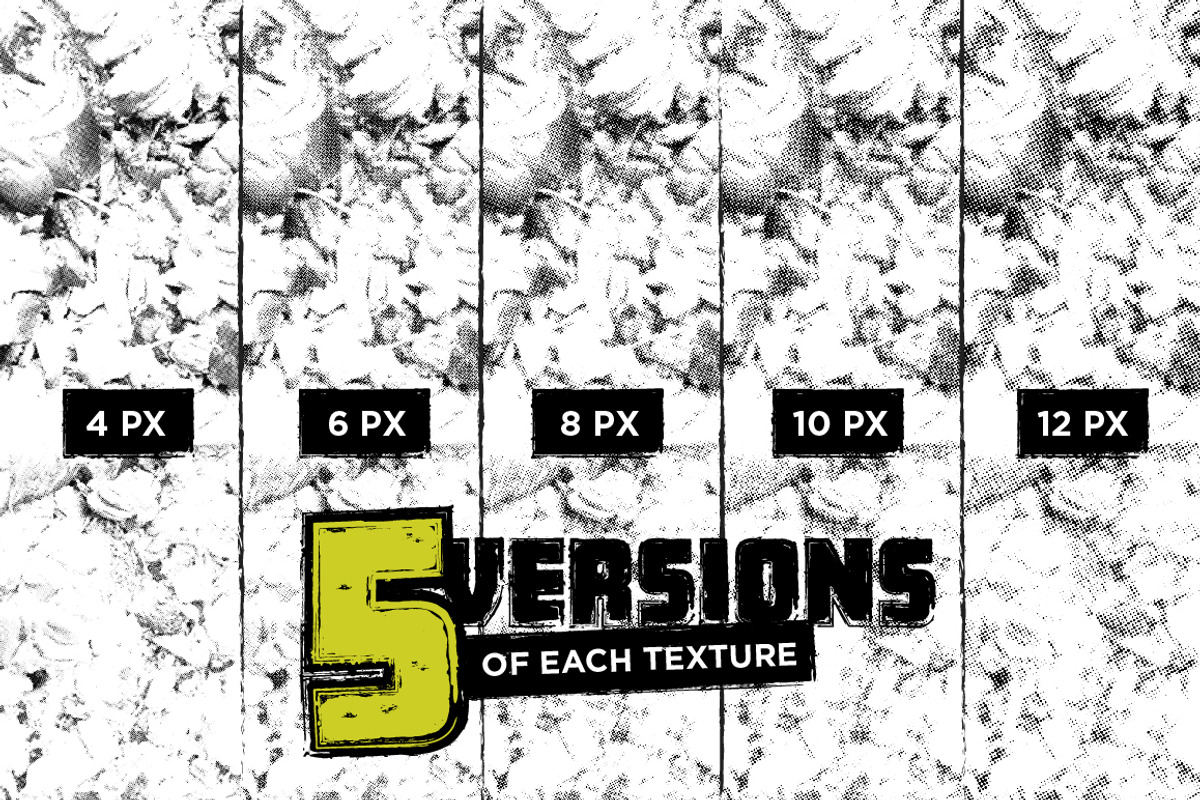 Knockout Halftone Textures Vol 2, a Texture Graphic by BackYard Graphics Co. (Photo 6 of 7)