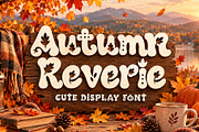 Autumn Reverie, a Handwritten Font by Yoga Letter (Thumbnail 1 of 9)
