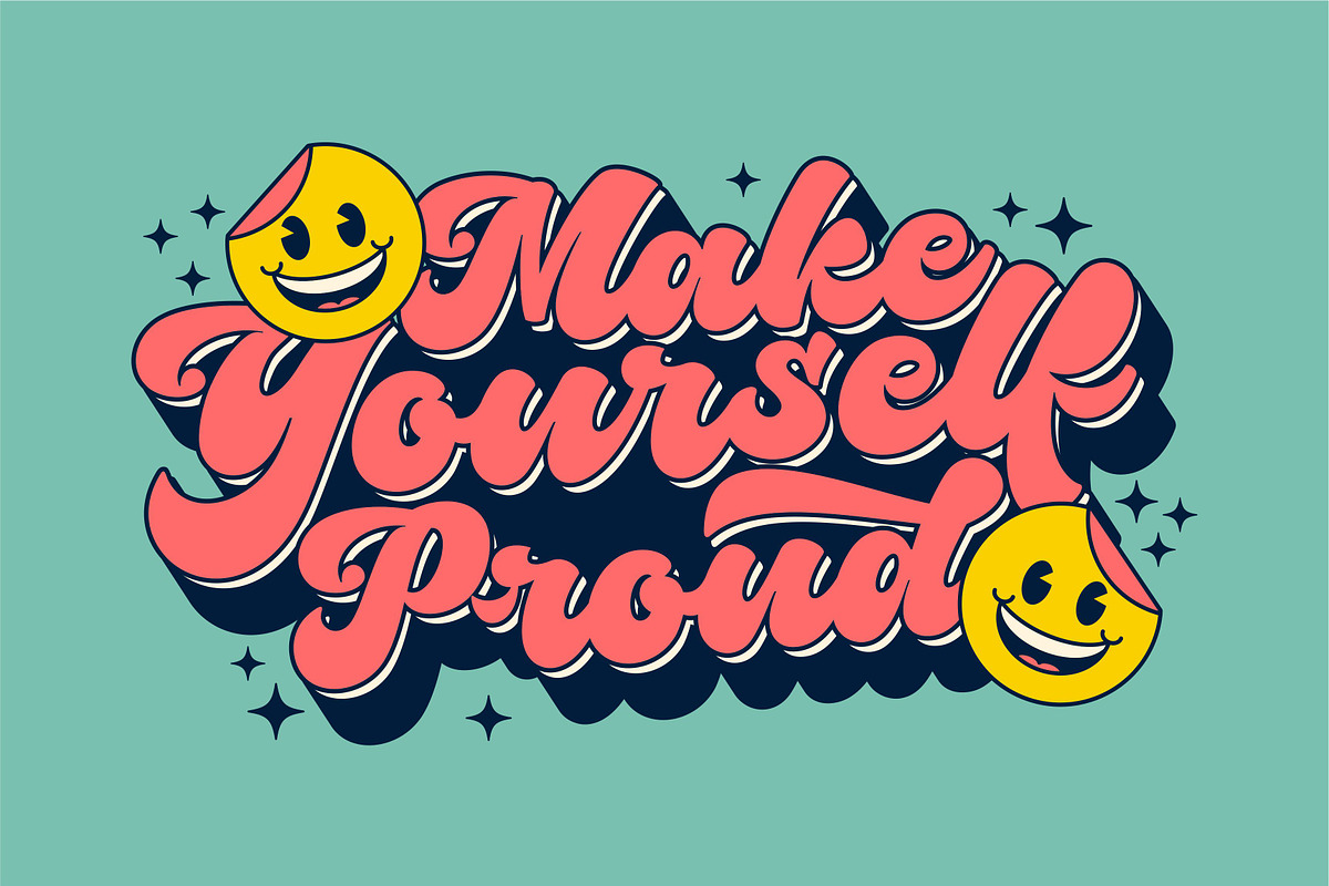 Klite - Retro Script, a Script Font by Graptail (Photo 5 of 10)