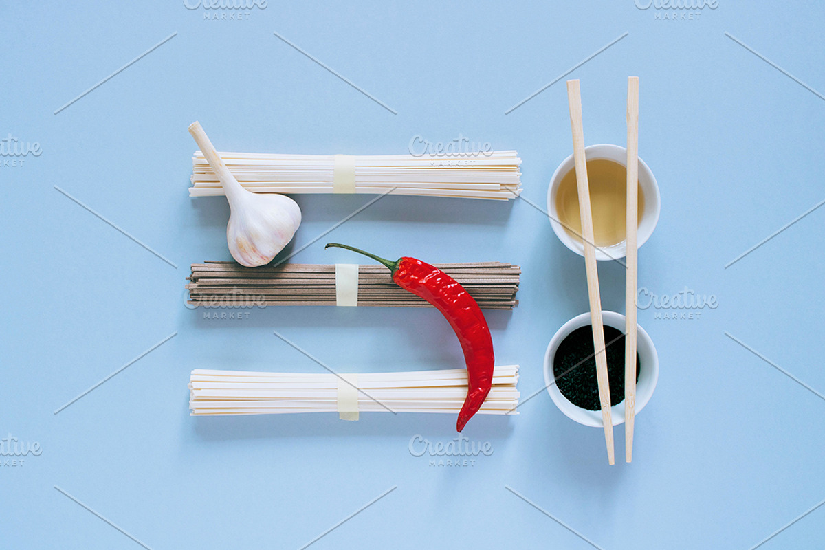 Flat lay noodles – Styled Stock, a Social Media Template by GalinaMalinka (Photo 3 of 8)
