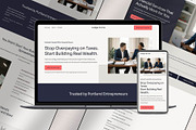 Accountant Website Template, a Squarespace Template by Pretty Boss Designs (Thumbnail 1 of 6)