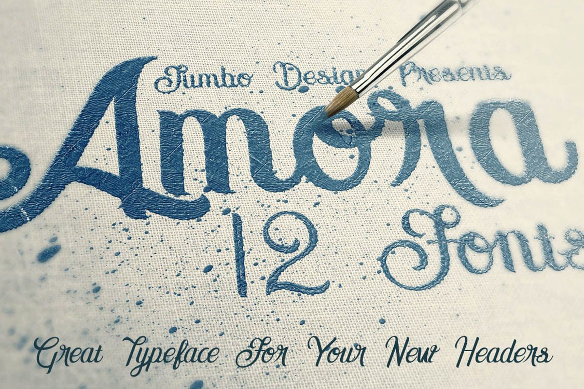 Amora Script preview 4