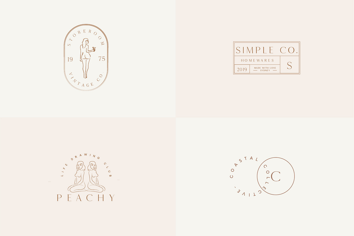 Feminine Logo Bundle, a Branding & Logo Template by Tropical Type (Photo 10 of 15)