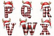 Watercolor Christmas Alphabet Clipar, an Illustration by OK Design (Thumbnail 2 of 5)