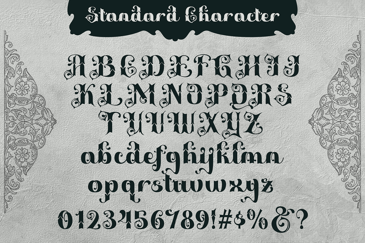 Rosavello Font, a Blackletter Font by TypeClassHeroes (Photo 4 of 10)