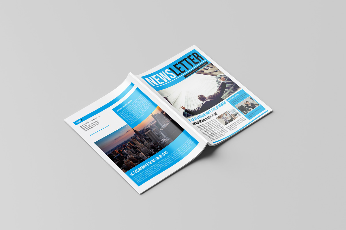 Newsletter Template, a Brochure Template by Template Shop (Photo 6 of 6)