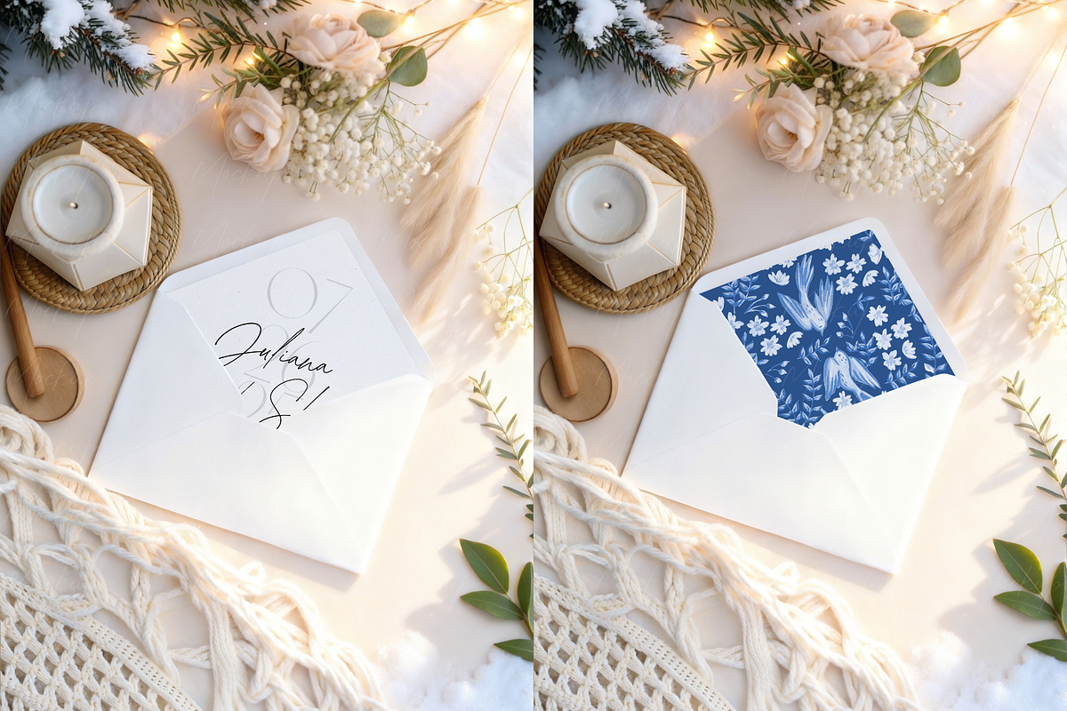 Wedding Candle Envelope Mockup, a Product Mockup by TatiMockup (Photo 3 of 3)