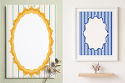 Vintage Label Frames Clipart, an Object Graphic by Cool Worker (Thumbnail 3 of 5)