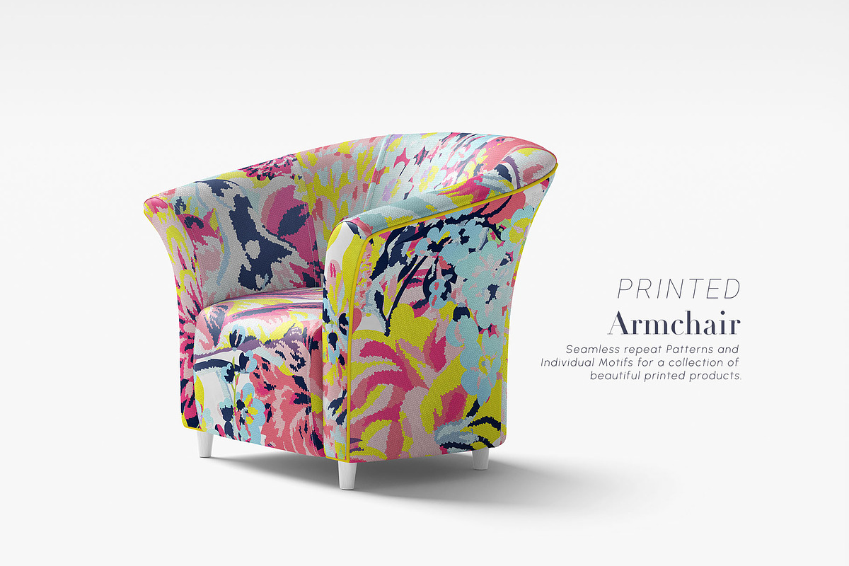 Chromaflora Exquisite Print & Motifs, a Wallpaper Graphic by Pink Linen (Photo 13 of 13)