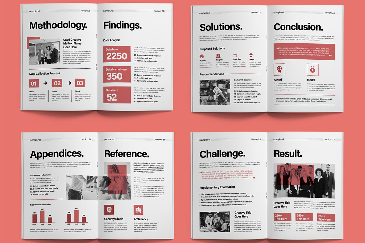Minimal Case Study Booklet, a Brochure Template by ContestDesign (Photo 3 of 3)