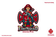Cartoon Fireman, a Branding & Logo Template by Kongstones_std (Thumbnail 3 of 5)