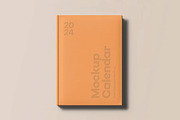 Calendar Book Cover Mockup, an Advertising Mockup by DesignRushMarket (Thumbnail 2 of 13)