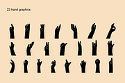 HandLand | Vector Hand Illustrations, a Decorative Illustration by Zhuna (Thumbnail 2 of 10)