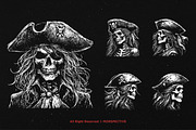 10 Bundle Dark Art Girls Pirates, an Illustration by Morspective (Thumbnail 5 of 7)