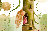 Once Upon A Time Fairytale Clipart, a Person Illustration by The Dutch Lady Designs (Thumbnail 7 of 8)