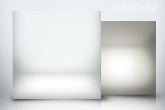 Spotlight White Room Backdrop