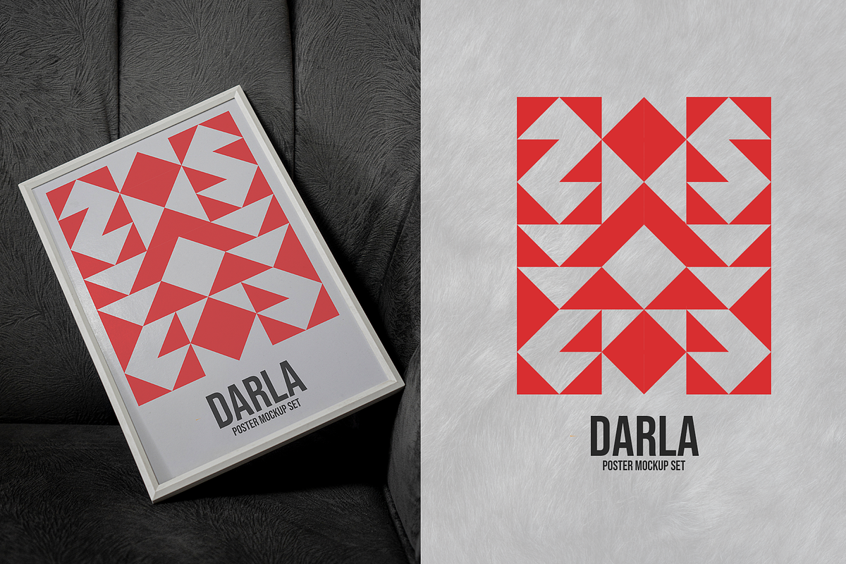 Framed Poster Mockup on Sofa, an Advertising Mockup by Mocktopia (Photo 8 of 12)