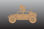 Armored vehicle icon, a Solid Icon by Sumberpangan (Thumbnail 3 of 3)