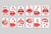Lips vector set, a Graphic by Cute art (Thumbnail 4 of 8)