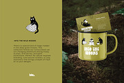 Forest Cats Vector Illustrations, an Animal Illustration by helenreveur (Thumbnail 2 of 5)