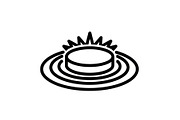 Cosmic & Celestial Icons Line Art, an Illustration by hafijul (Thumbnail 4 of 11)