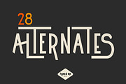 Vectro  |  Modern Deco Sans Font, a Sans Serif Font by Typed Up Studio (Thumbnail 4 of 11)