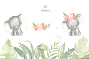 SAFARI ANIMALS. Watercolor set, an Animal Illustration by OlliArtDesign (Thumbnail 3 of 9)