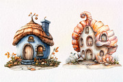 Watercolor Hollow House Clipart, an Illustration by Dream Creation (Thumbnail 7 of 7)