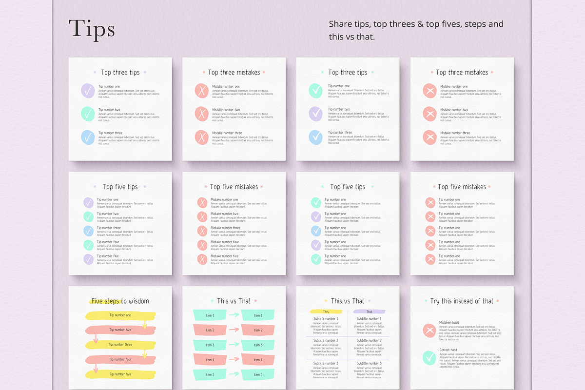 Life Coach Instagram Templates Pack, a Social Media Template by Sakura Digitals (Photo 9 of 9)