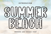 Summer Beach | Script Font, a Script Font by Scratchones (Thumbnail 1 of 8)