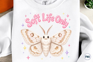 Soft Life Only Moth PNG, a Transportation Illustration by SinaCreation