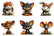 Creepy Cute Woodland Animals, a Seasonal Illustration by CreationArt (Thumbnail 4 of 5)