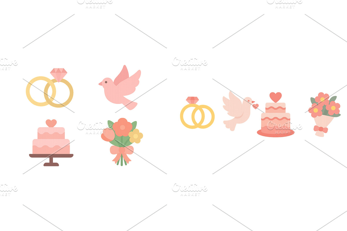 Colorful wedding themed, an Illustration by ZinetroN