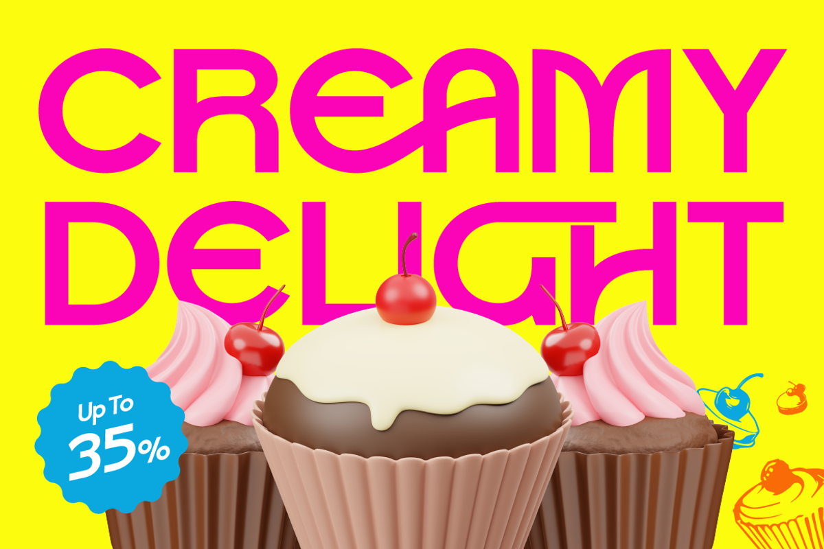 Demuffins - Modern Sans Serif, a Sans Serif Font by Artisan Themes (Photo 3 of 12)