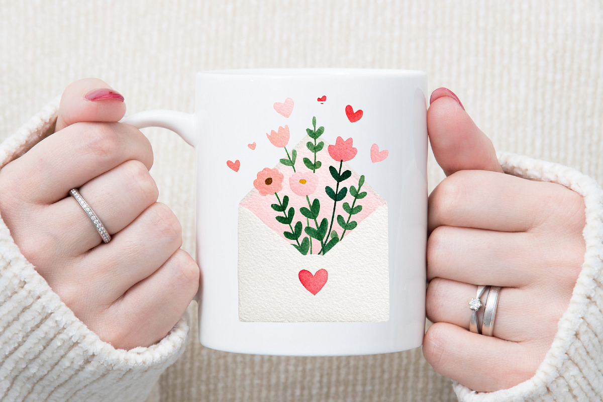 Valentine's Day Love Letter Clipart, an Illustration by Sublimation Artist (Photo 5 of 6)