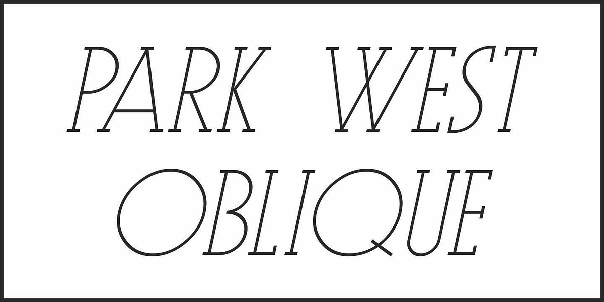 Park West JNL, a Slab Serif Font by Jeff Levine Fonts (Photo 4 of 5)