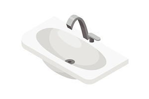 Isometric interior furniture, icon, an Object Illustration by the8monkey