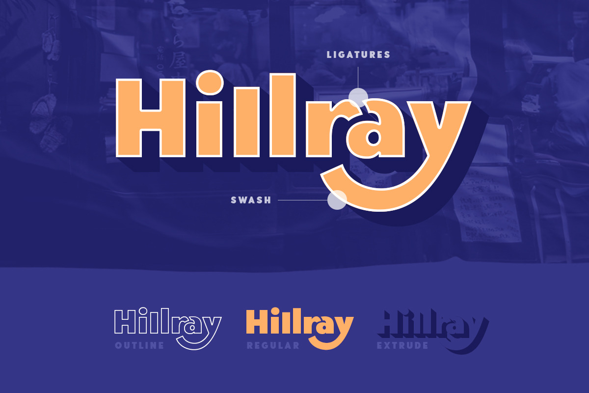 Hillray - Stylish Bold Sans preview 6