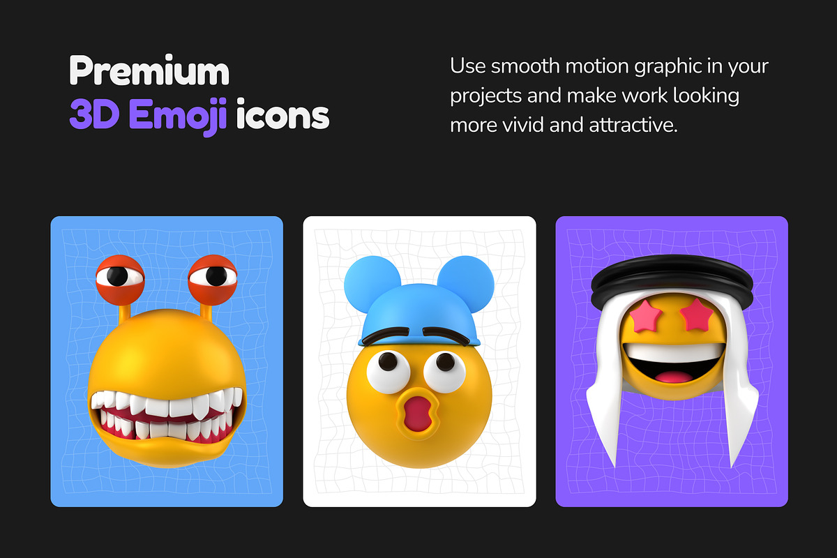 3D Emoji Icons, an Emoji Icon by Vectors Market (Photo 7 of 11)