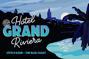 Travel Poster Font Duo, a Script Font by Fenotype (Thumbnail 2 of 15)