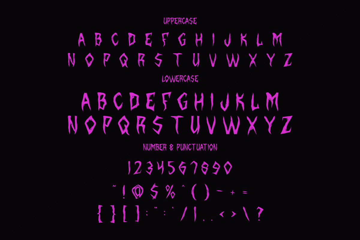 Vexed Angel Horror Font, a Font by PutraCetol Studio (Photo 5 of 5)