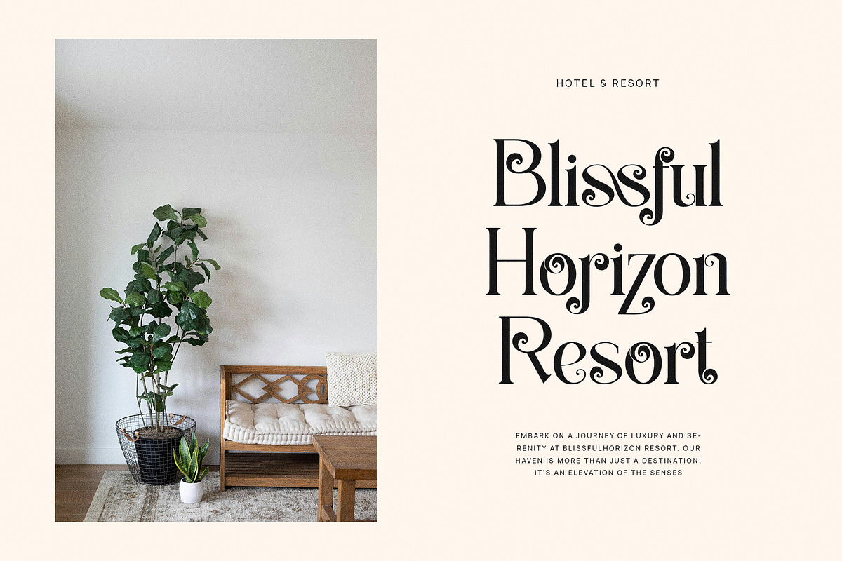 Radiker Elegant Ligature Serif Font, a Serif Font by Perfectype (Photo 4 of 6)