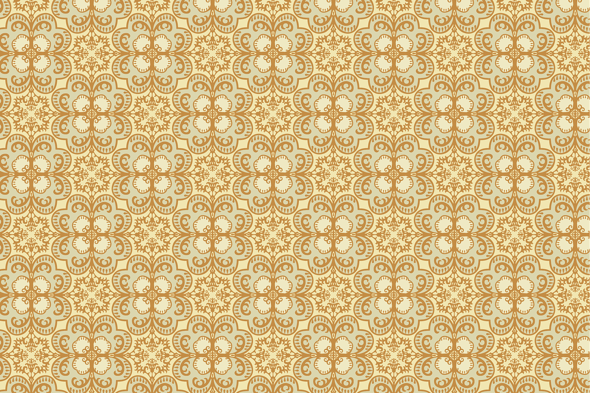 Seamless Vector Damask Patterns, a Pattern Graphic by Studio Indigo (Photo 3 of 9)