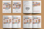 Monthly Planner for Productivity, a Stationery Template by MightyDesign (Thumbnail 2 of 6)