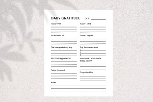 Printable Gratitude Journal