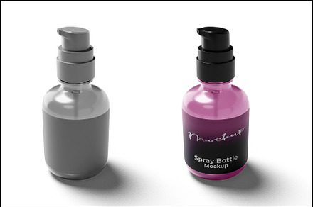 Spray Bottle Mockup