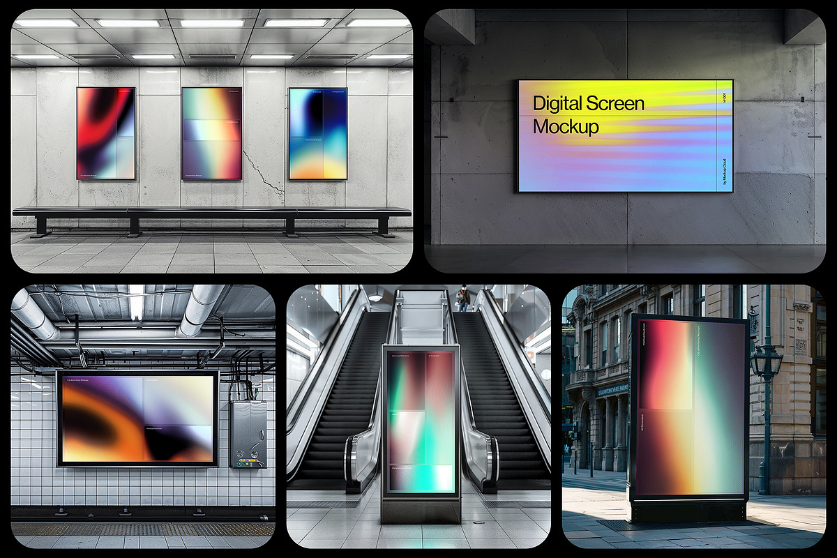 City Advertising Mockups Bundle, an Advertising Mockup by Mockup Cloud (Photo 5 of 41)