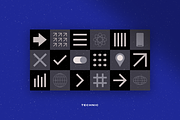 700 Objects, Shapes, Icons, Patterns, a Pattern Graphic by Artec Maison (Thumbnail 8 of 9)